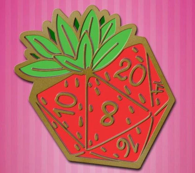Pastry Pets: Strawberry D20