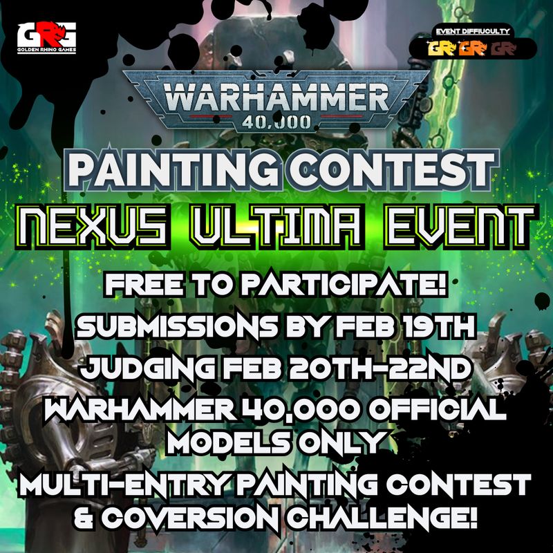 Nexus Ultima Painting Contest – Glory for the Hobbyists!