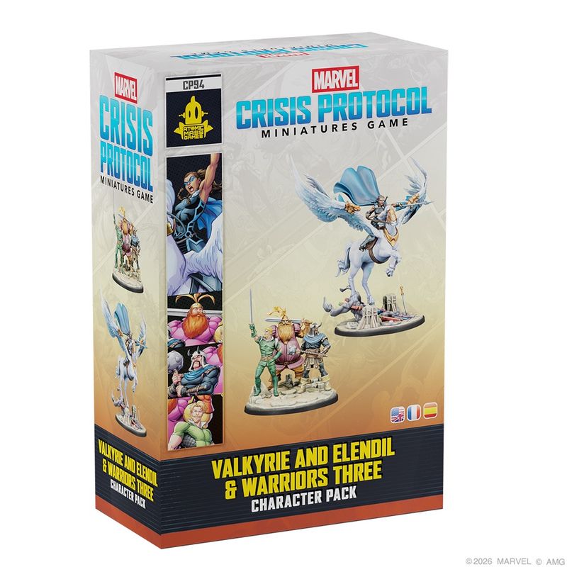 Marvel: Crisis Protocol – Valkyrie on Elendil &amp; Warriors Three