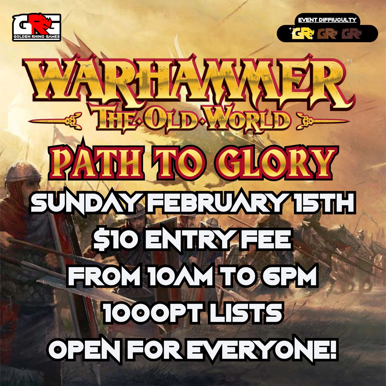 02/15 Old World: Path to Glory! Phase 2 Meet-up