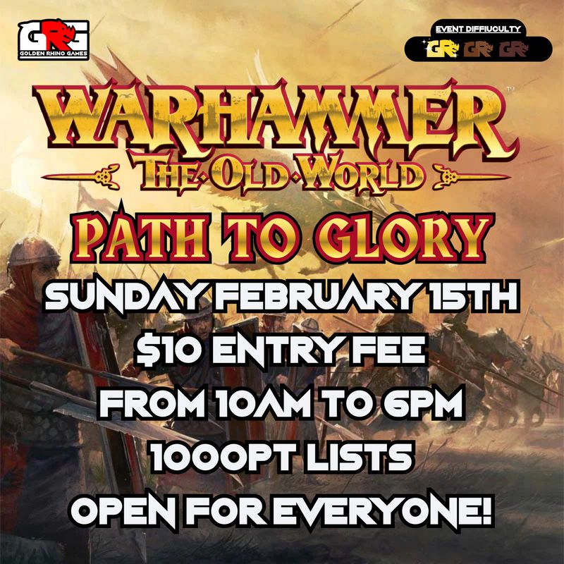 02/15 Old World: Path to Glory! Phase 2 Meet-up
