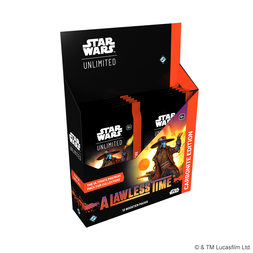 Star Wars: Unlimited - A Lawless Time: Carbonite Booster Display