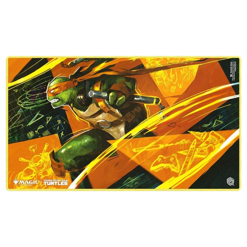 Ultimate Guard Play-Mat Magic: The Gathering "Teenage Mutant Ninja Turtles" - Green Rare - Michelangelo's Technique