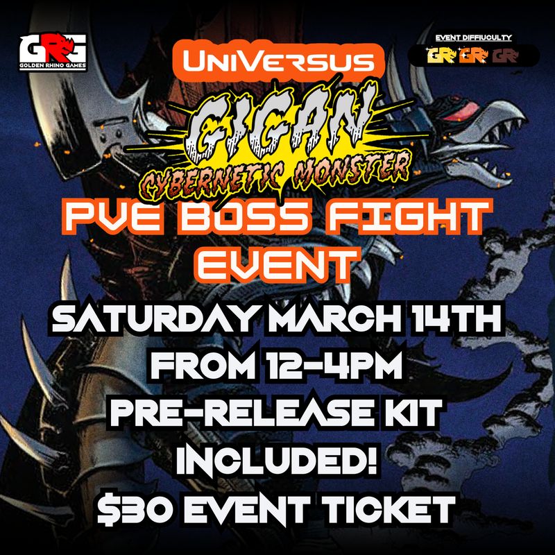 03/14 Universus - Gigan Boss Battle!