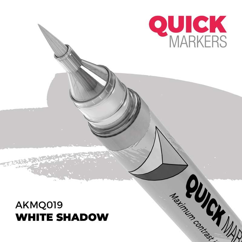 AK Interactive Quick Marker – White Shadow
