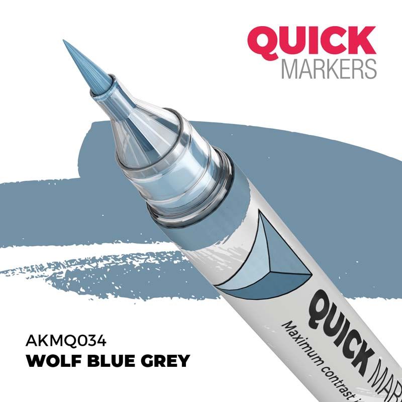 AK Interactive Quick Marker – Wolf Blue Grey