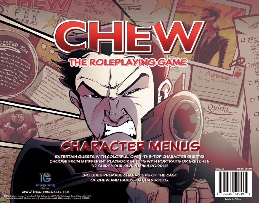 CHEW: Character Menus