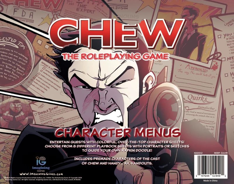 CHEW: Character Menus