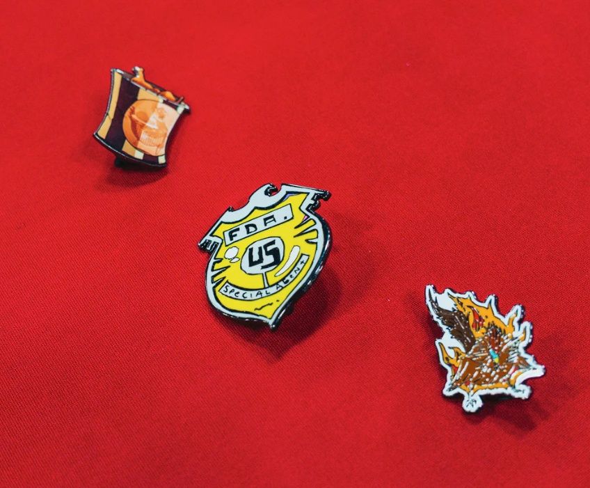CHEW Enamel Pin