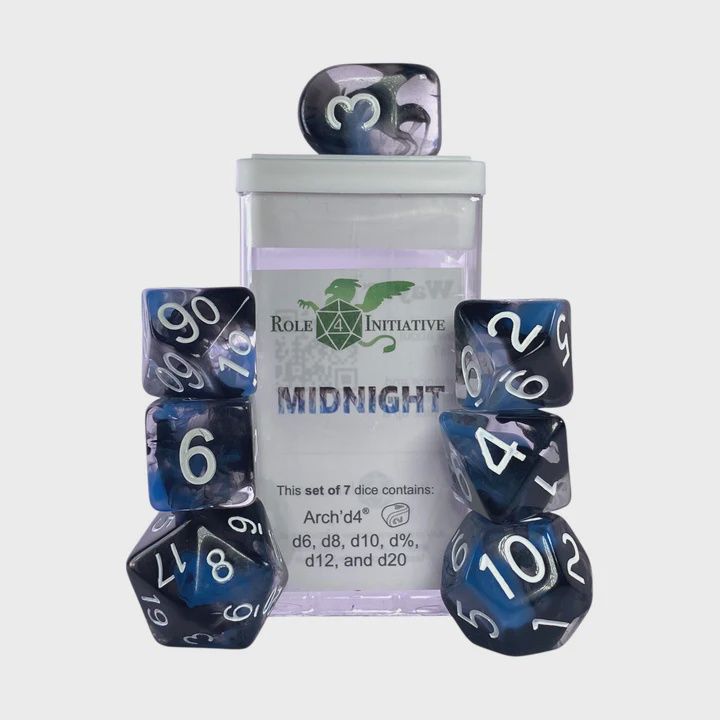 Diffusion Midnight - Set of 7 Dice