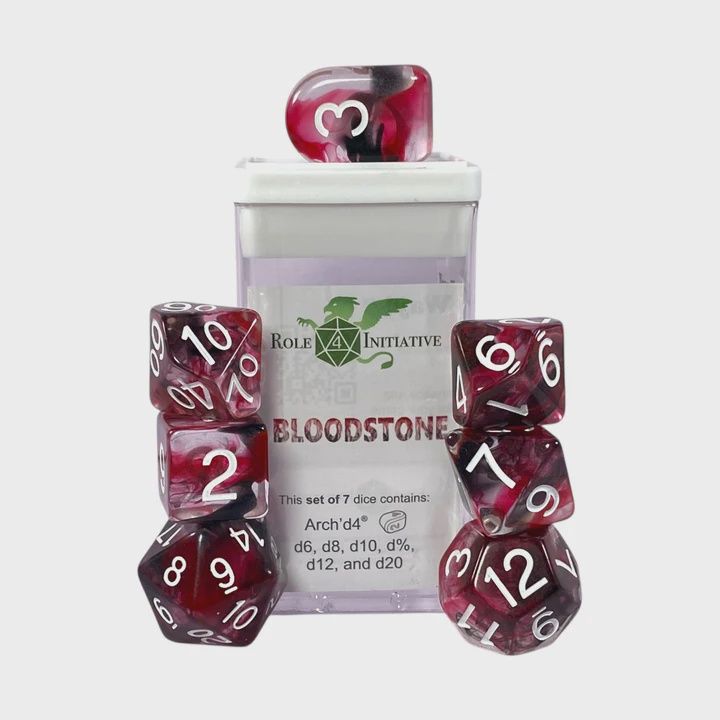 Diffusion Bloodstone - Set of 7 Dice