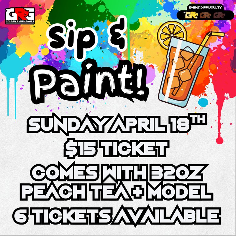 04/18 Sip &amp; Paint