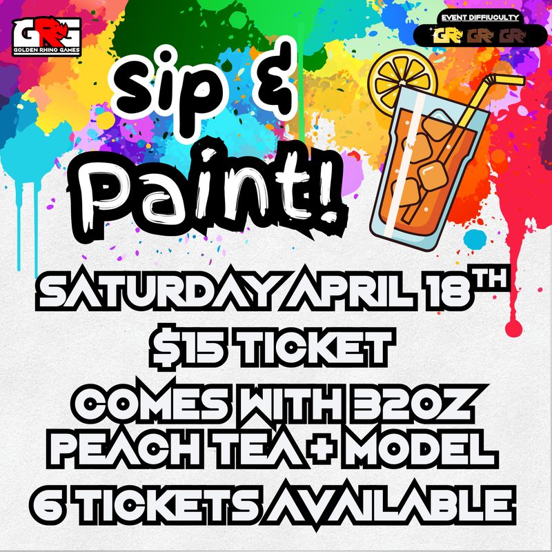 04/18 Sip &amp; Paint