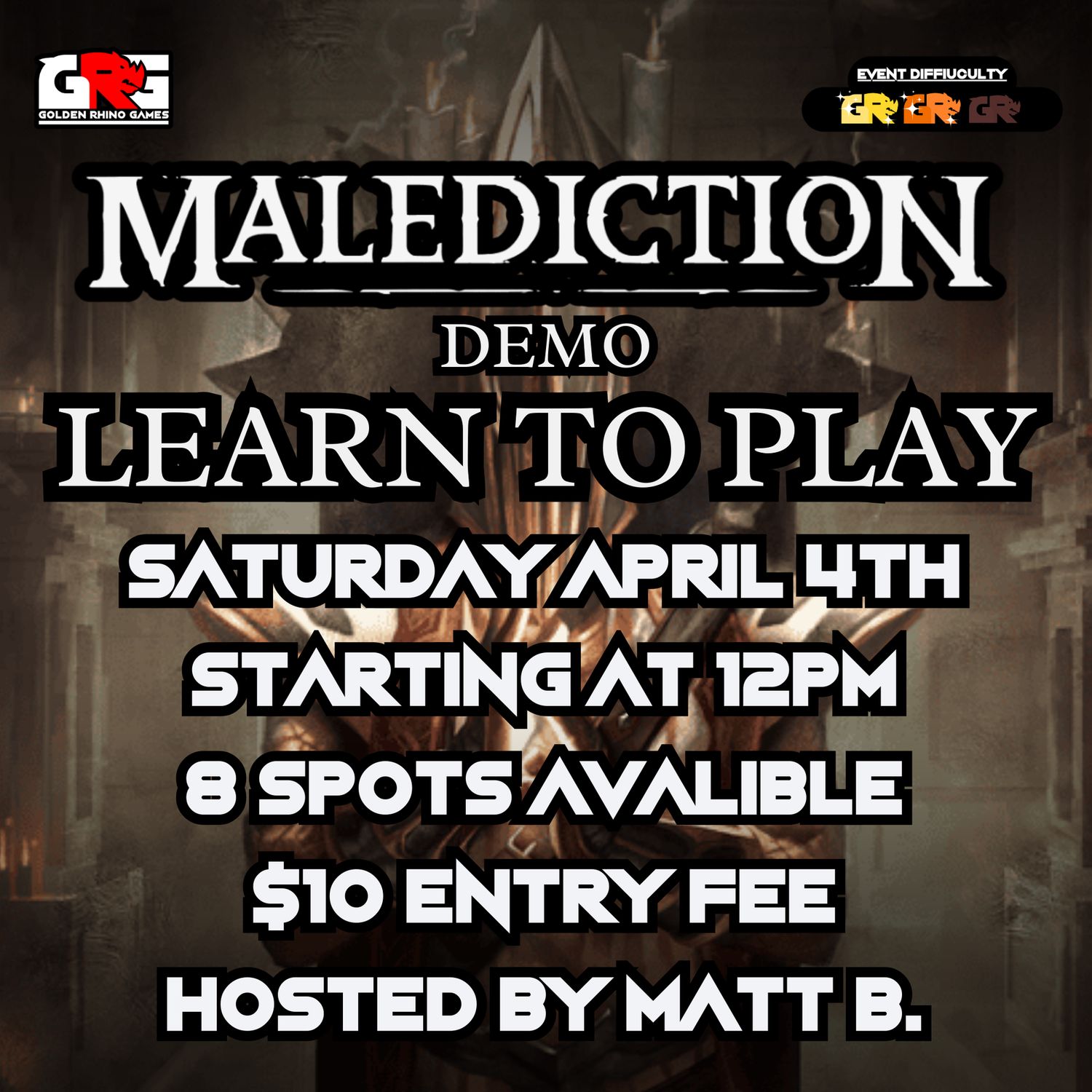 Malediction Demo &amp; Learn to Play!
