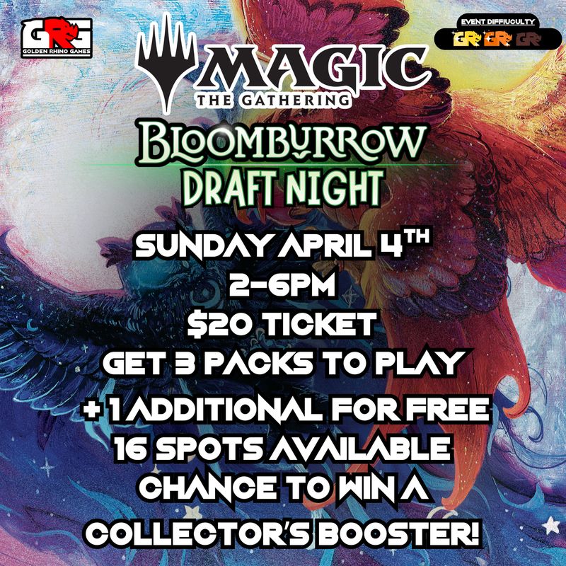 04/05 Magic the Gathering Bloomburrow Draft!