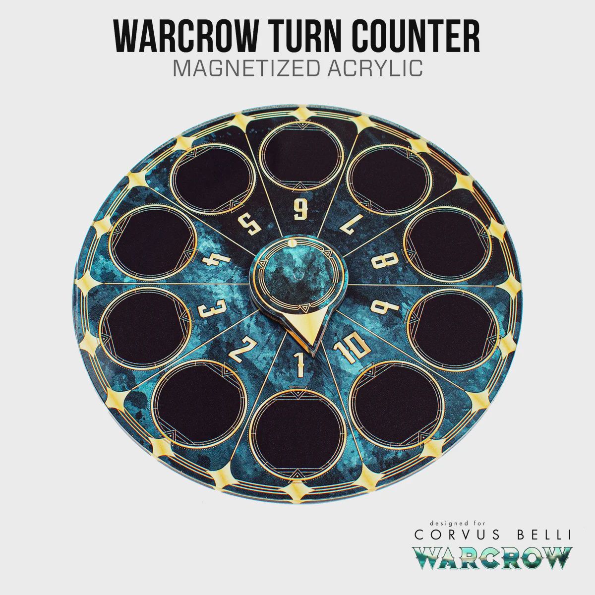 Warcrow Acrylic Turn Counter
