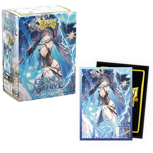 Dragon Shield Sleeves: Standard DUAL- Matte 'Grand Archive- Radiant Origins- Raziel, Archangel of Libra' Art (100ct.)