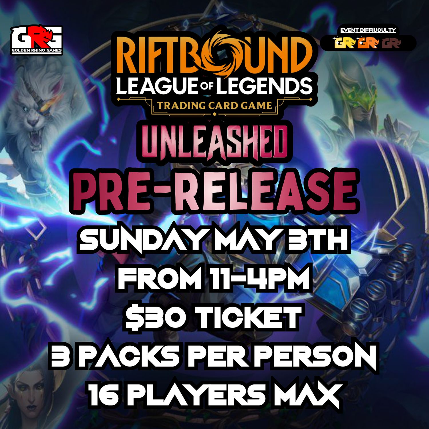 05/03 Riftbound Unleashed Pre-release