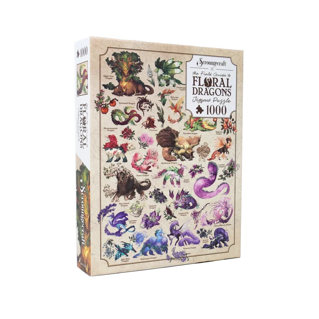 The Field Guide To Floral Dragons - 1000-Piece Jigsaw Puzzle, Variant: Flower Dragon Gallery