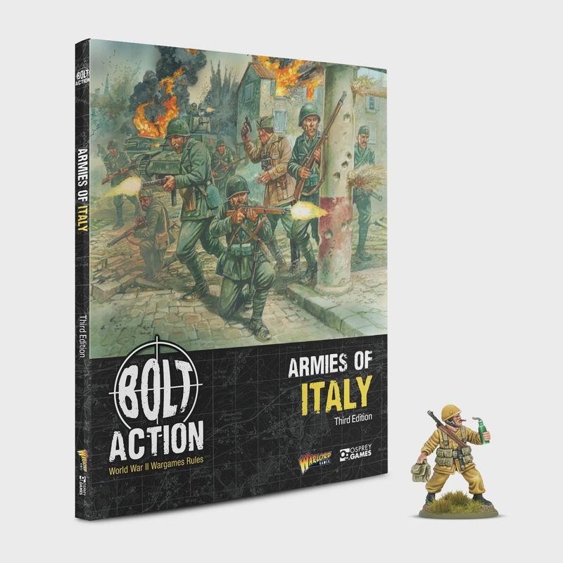 Armies of Italy with 'Desert Lightning' book miniature
