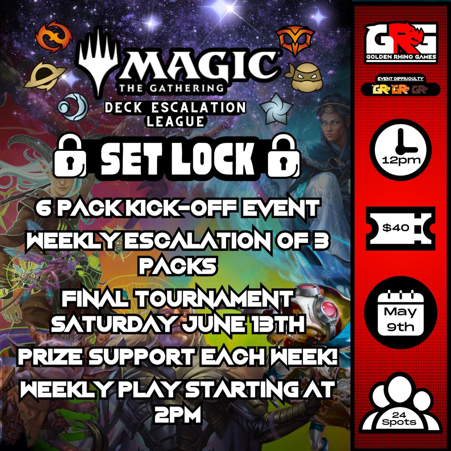Magic: The Gathering – Set-Lock Deck Escalation League