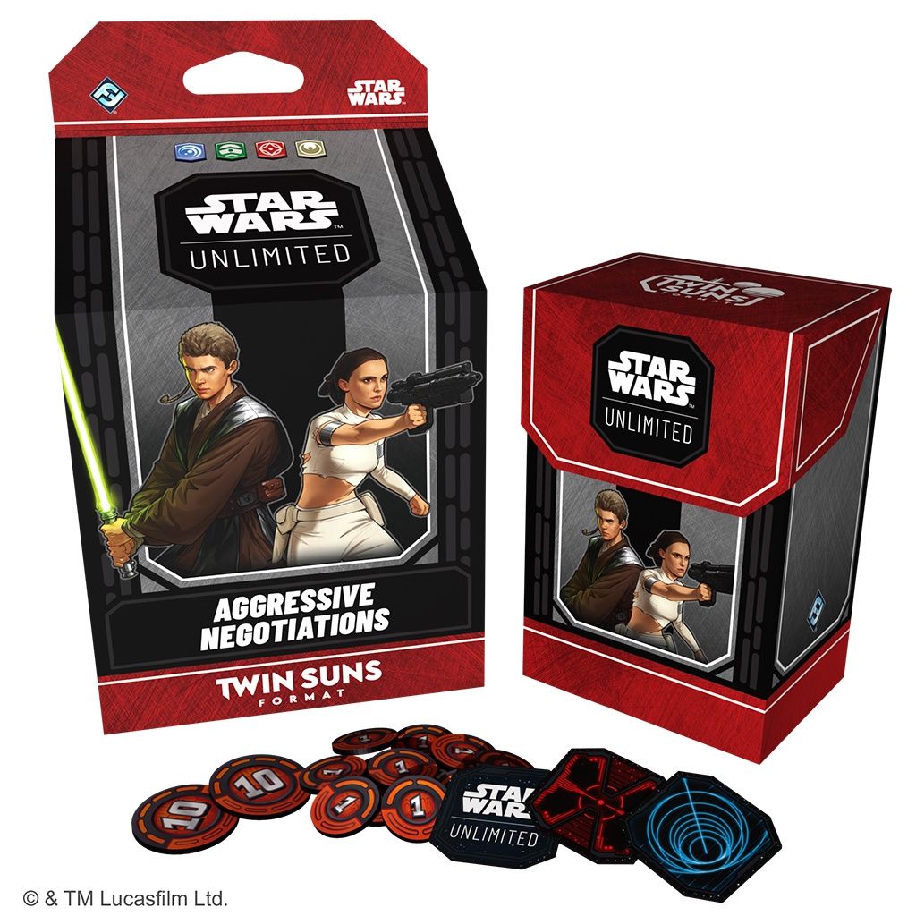 Aggressive Negotiations: Anakin Skywalker and Padmé Amidala Twin Suns Deck