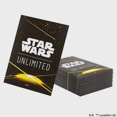 Star Wars: Unlimited Premium Art Sleeve Card Back Yellow