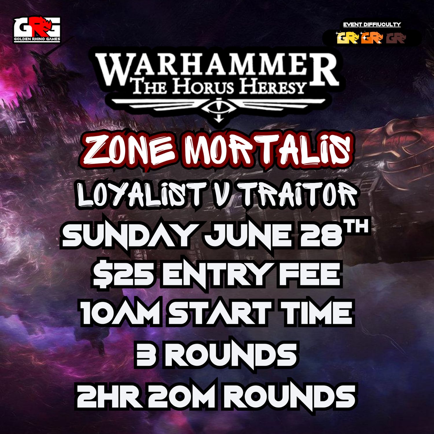 06/28 Warhammer 30k: Zone Mortalis