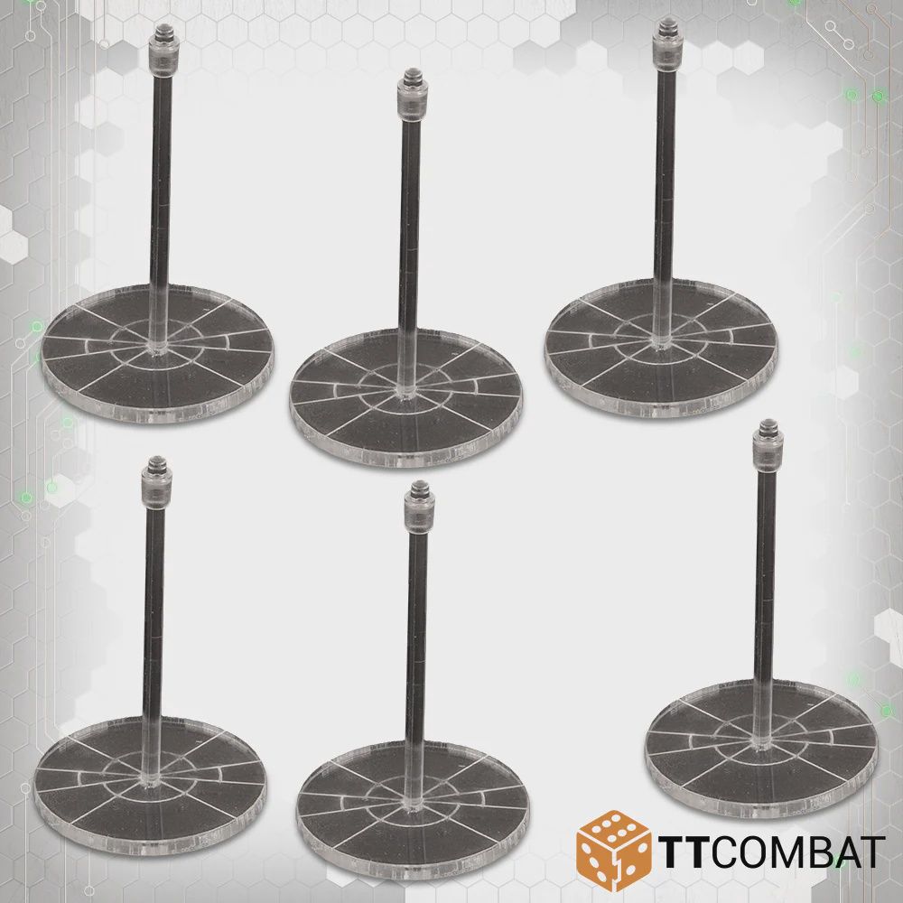 Dropfleet Commander Medium Clear Base Pack