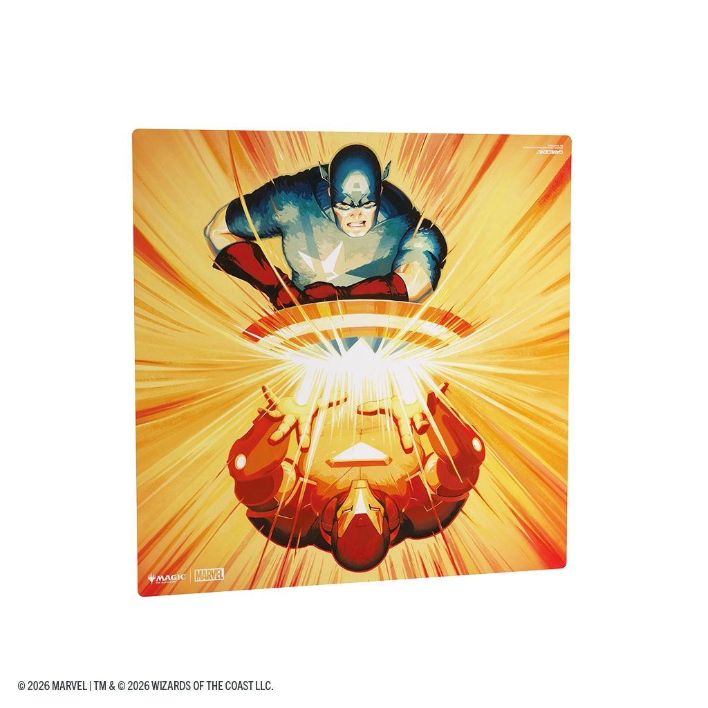 Magic: The Gathering | Marvel Super Heroes Prime 2-Player Playmat - Iron Man/Captain America