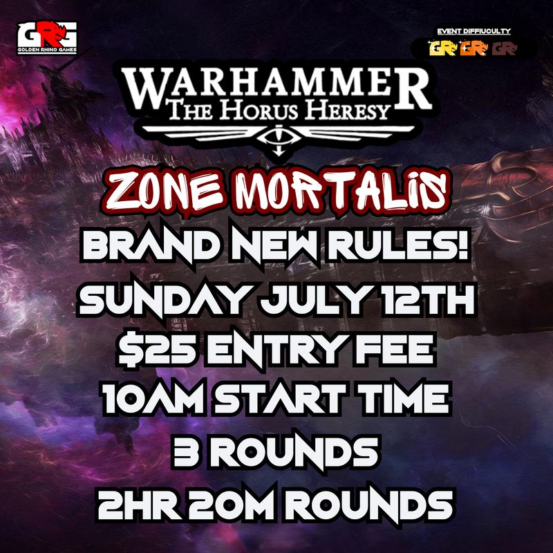 07/12 Warhammer 30k: Zone Mortalis