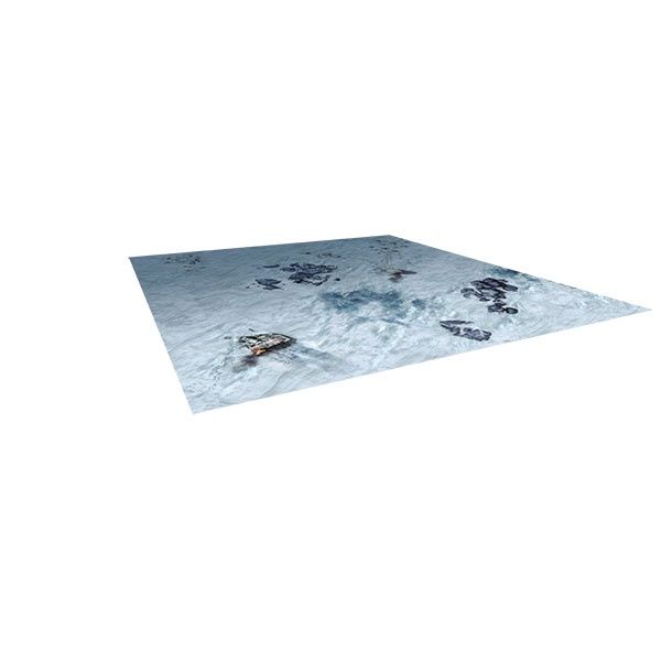 Battlefield in a Box: Galactic Warzones- Rebel Outpost- Gaming Mat (6' X 3' Vinyl)