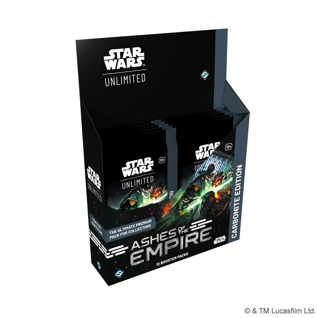Star Wars: Unlimited - Ashes of the Empire: Carbonite Booster Display