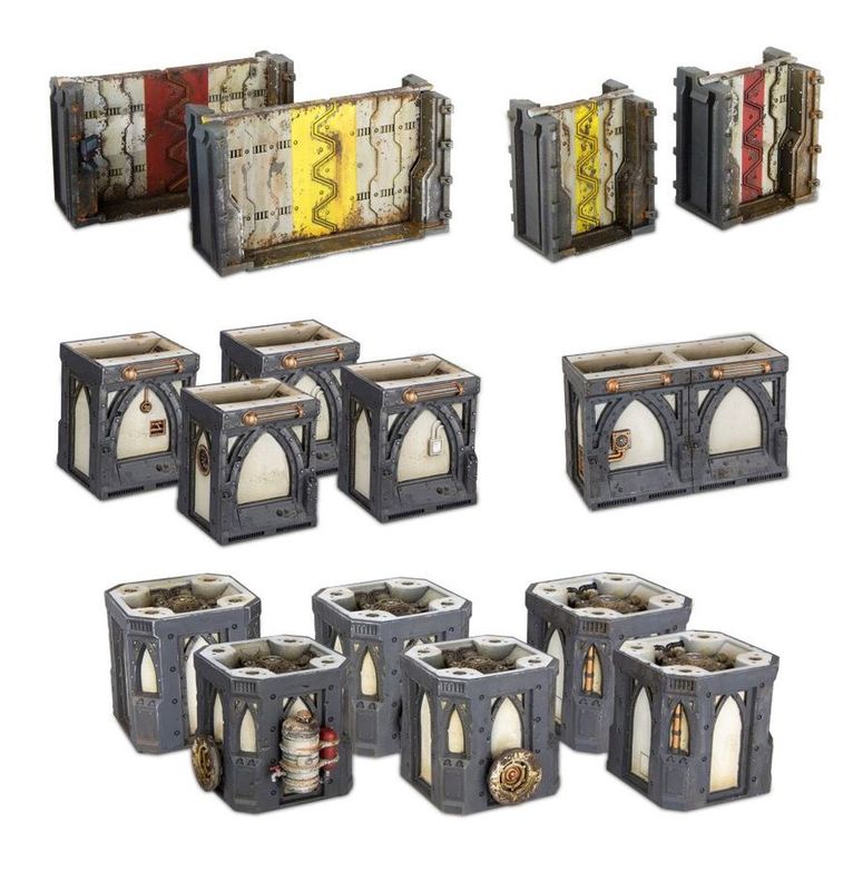 Necromunda Zone Mortalis Columns and Walls