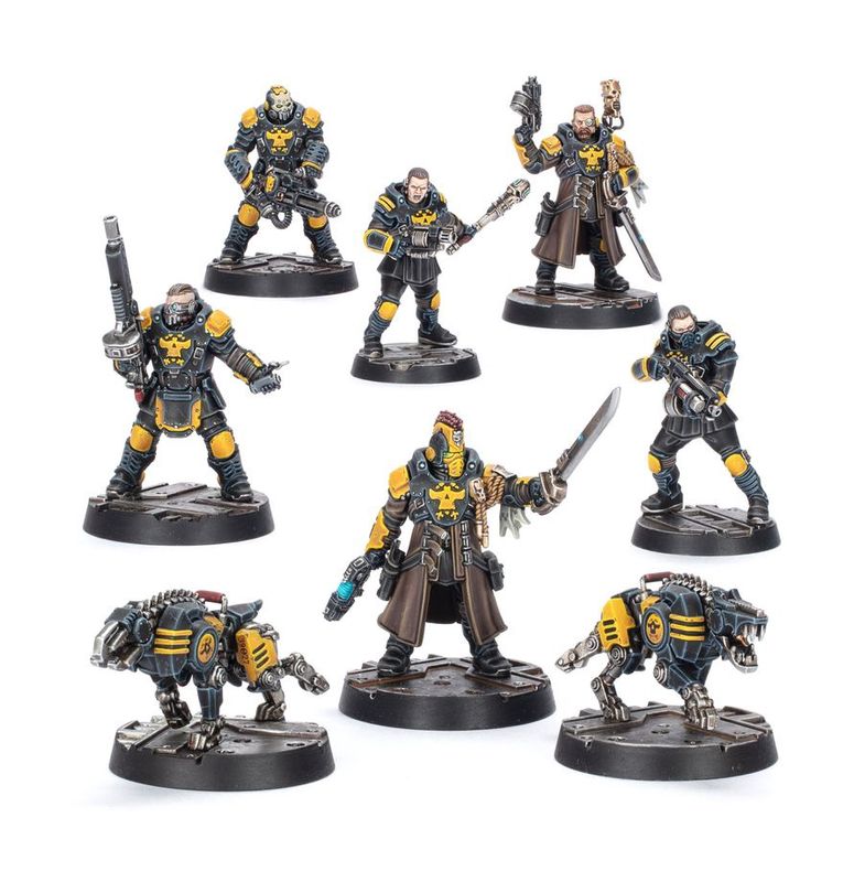 Necromunda: Palanite Enforcer Captains &amp; Sergeants