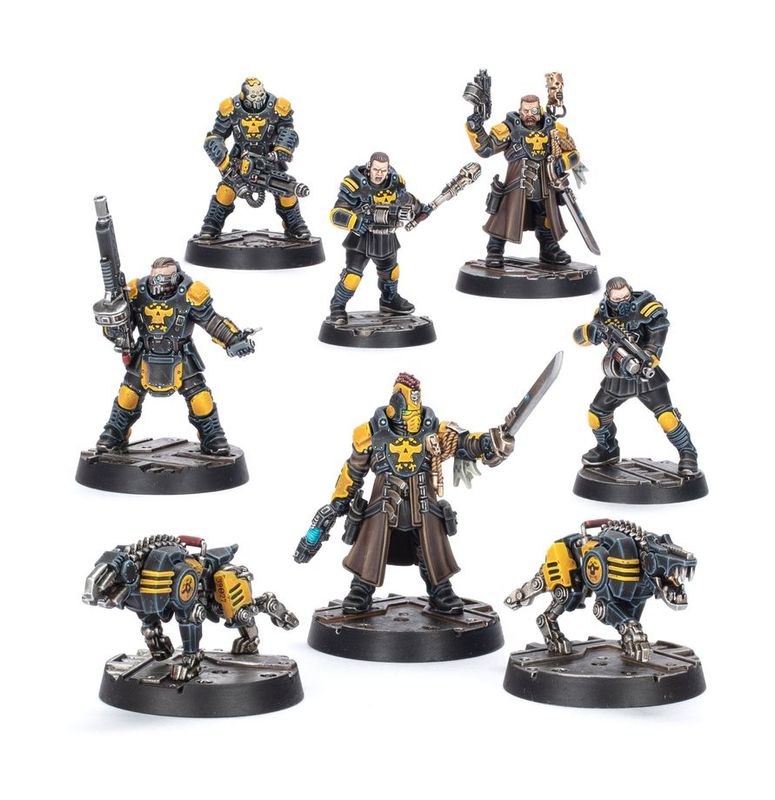 Necromunda: Palanite Enforcer Captains &amp; Sergeants