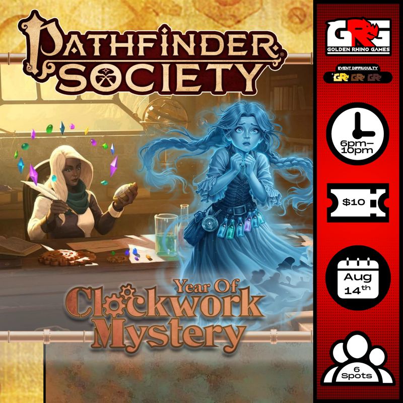 08/14 Pathfinder Society - Intro to Year of Clockwork Mystery