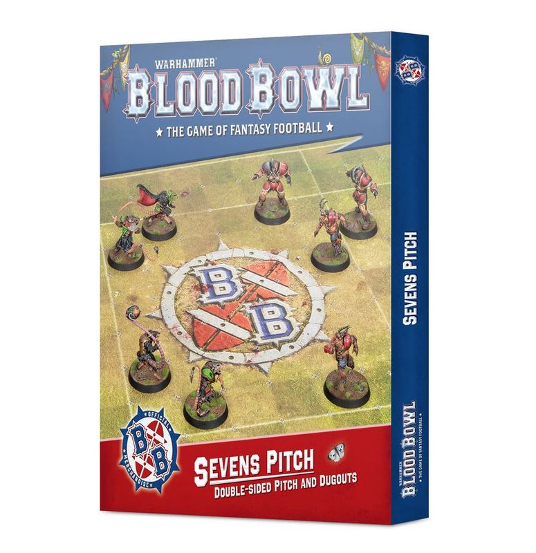 Blood Bowl: Sevens Pitch - Double-sided Pitch and Dugouts