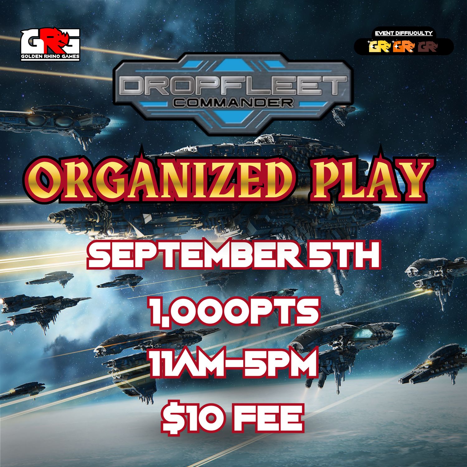 09/05 DropFleet Commander Organized Play