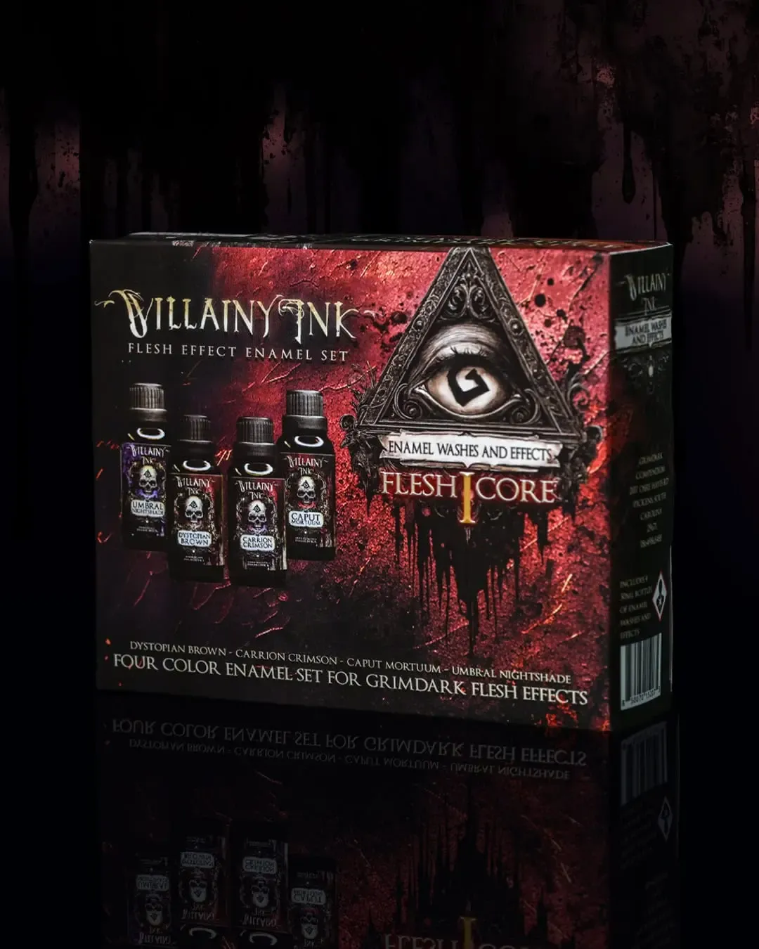 Villainy Ink Enamels - Flesh Core Set I