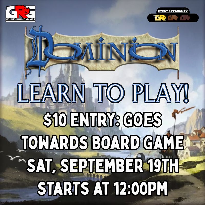 09/19 Dominion Learn To Play