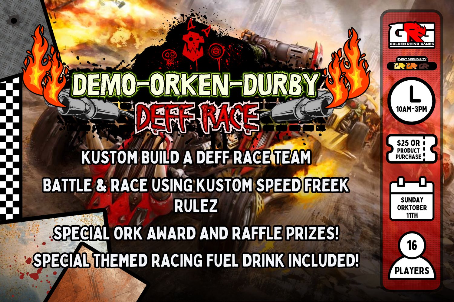 10/11 DEMO-ORKEN-DERBY DEFF RACE!