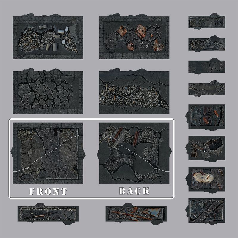 Table War Terrain Base Set