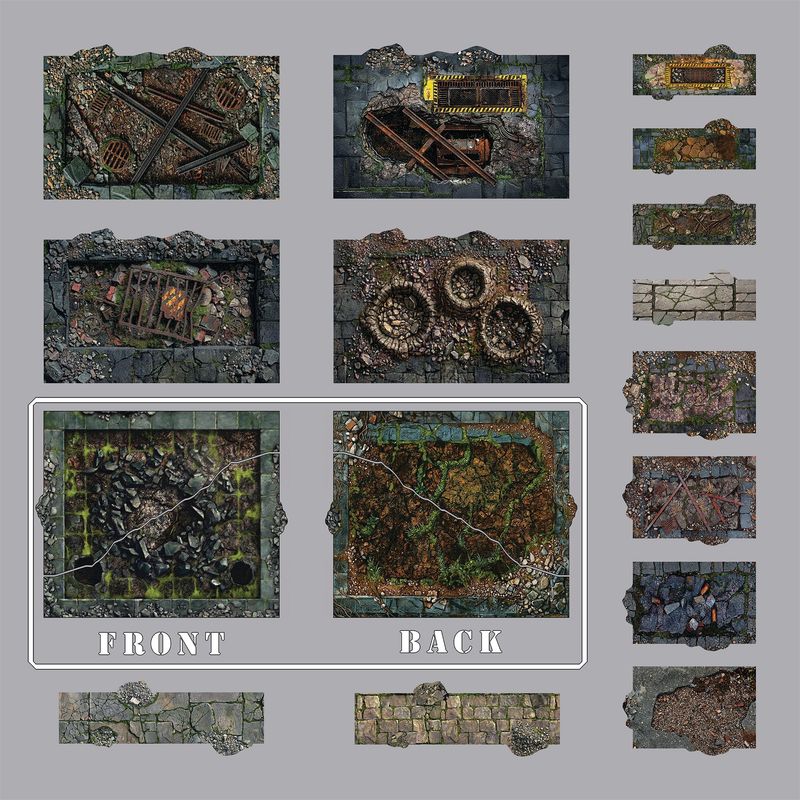 Table War Terrain Base Set