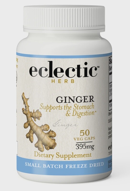 Eclectic , Ginger 395mg, Size: 50