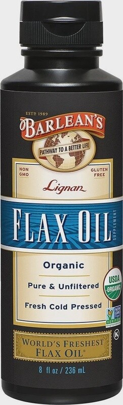 Barlean's , Lignan Flax Oil, Size: 8 oz