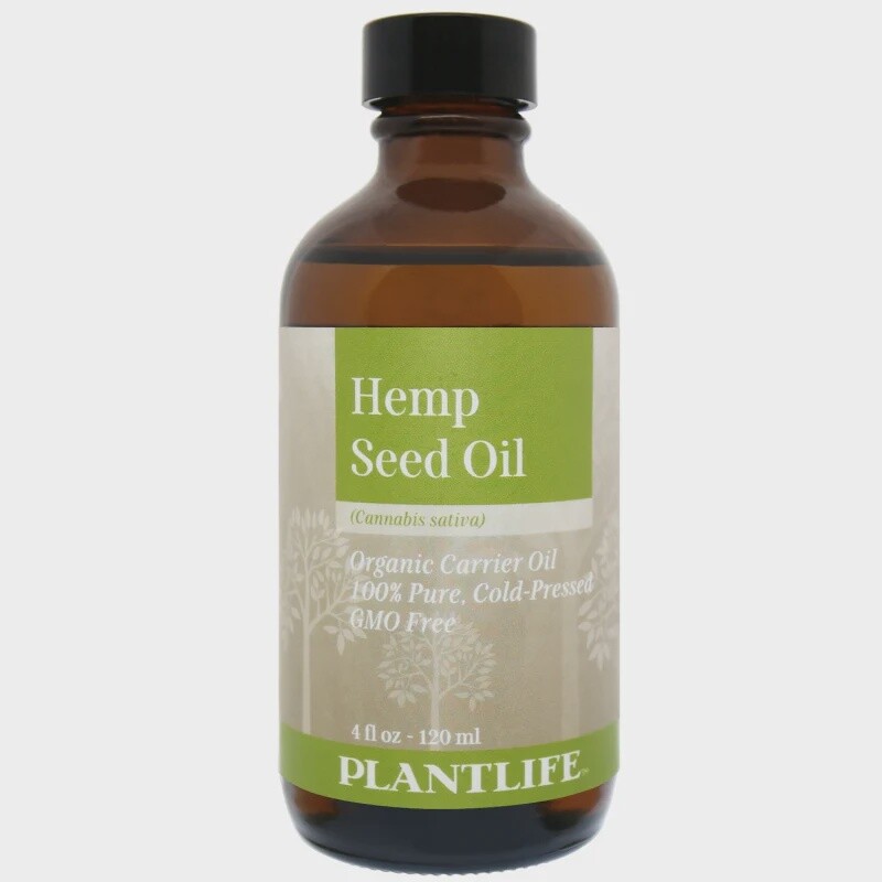 Plantlife , Carrier Oil - Hemp Seed (Organic), Size: 4 oz