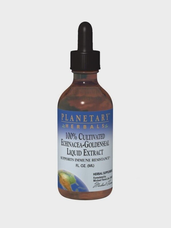 PLANETARY HERBALS , ECHINACEA-GOLDENSEAL LIQ 2OZ, FL OZ LIQUID: 2