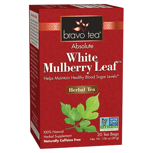 BRAVO TEA , Absolute White Mulberry Leaf Tea, BAG: 20