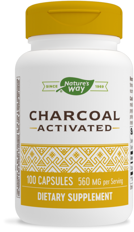 NATURES WAY , Nature’s Way, Activated Charcoal, 100 Capsules, CAPSULE: 100 capsules